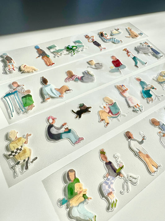 Moodtape - Time for a coffee | Kiss-cut | 4.5cm Tape | Release Paper | 10M