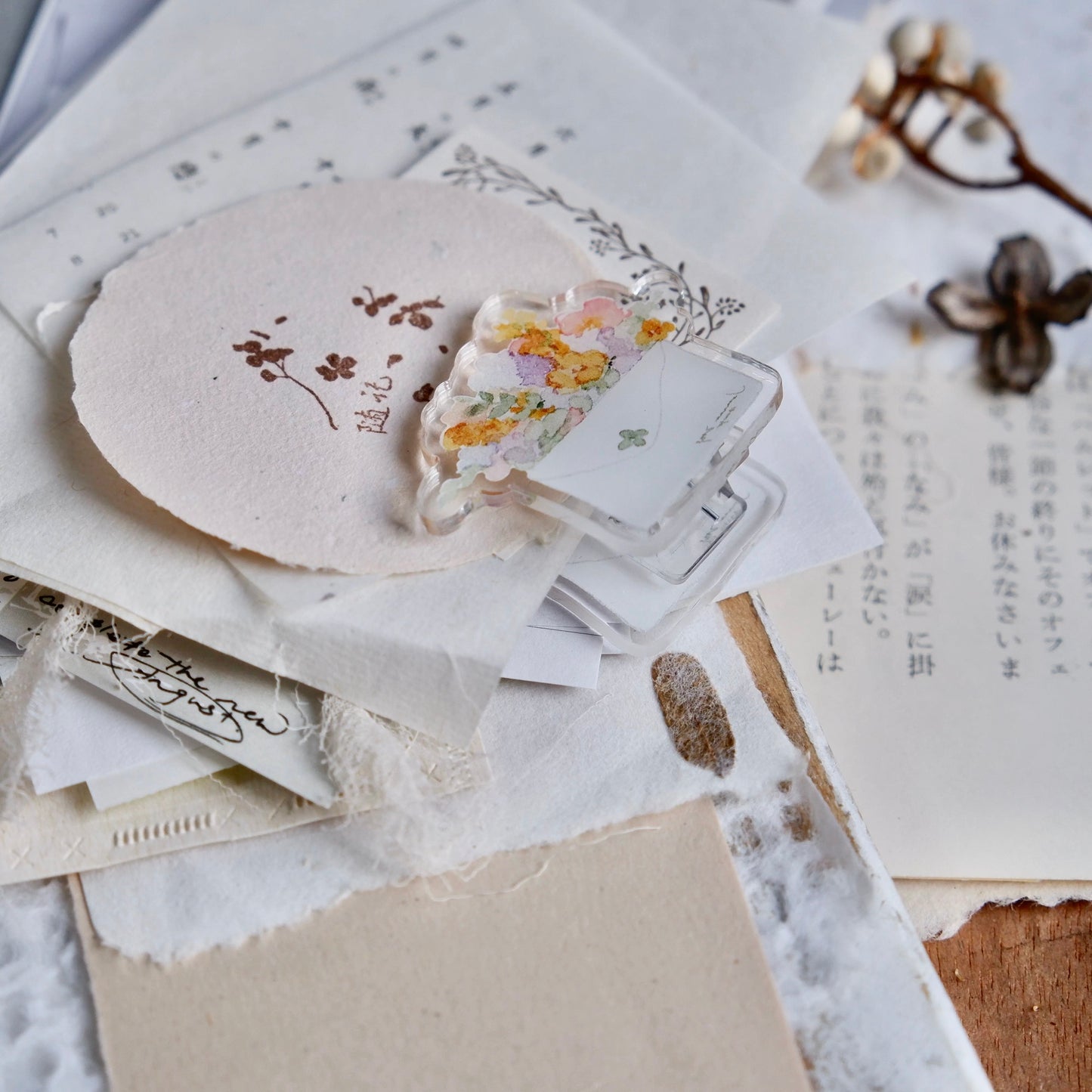 NEW! Jeenzaa Zoey Studio - | Acrylic Clip | Journaling Accessories