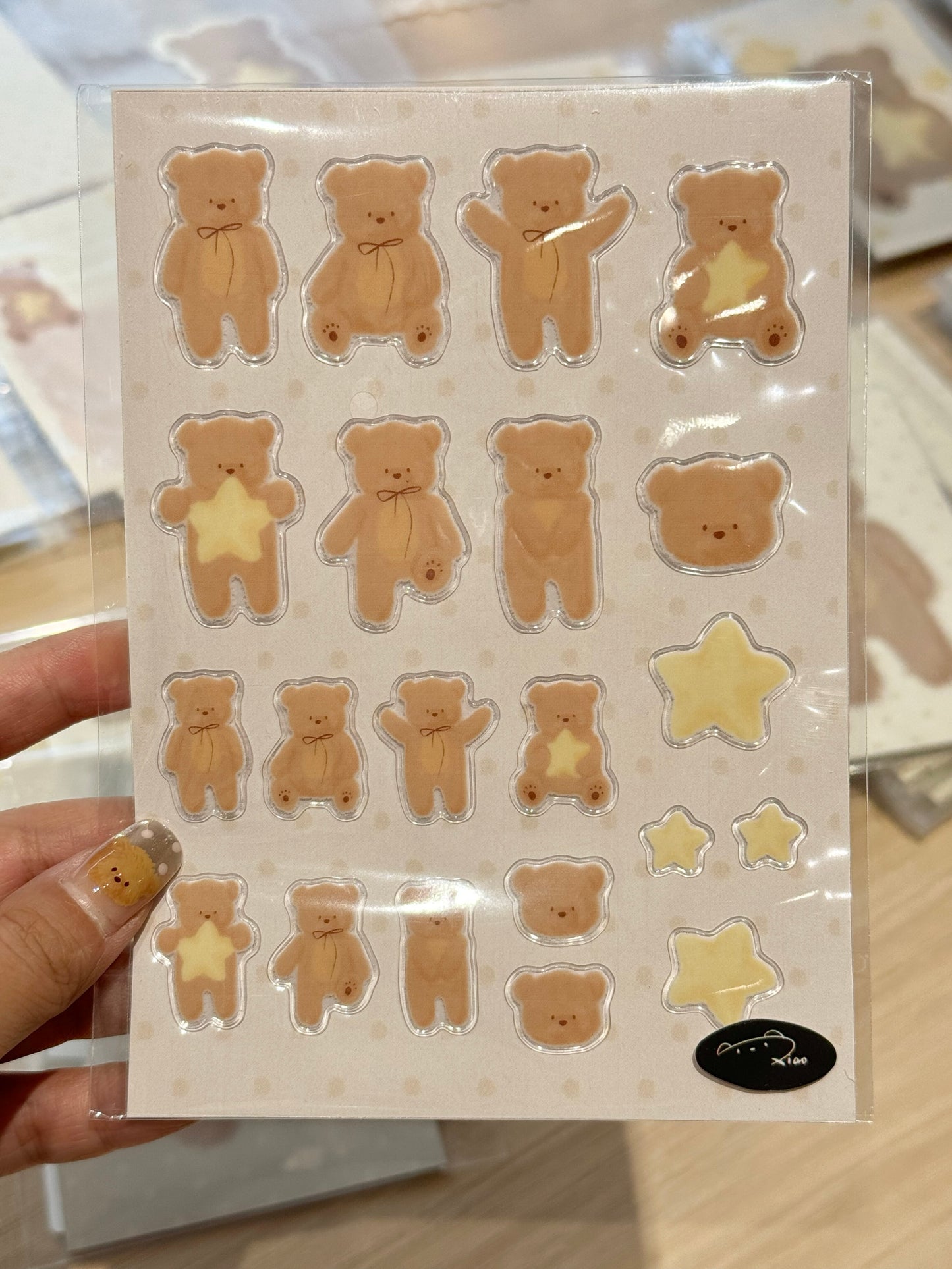 COMING SOON! Xiao Xiao -  | Kiss-cut | 5cm Glitter PET Tape | Release Paper | 5M