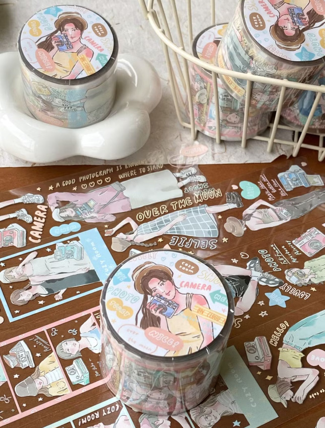 Cozyroom - Women's Polaroid | 4cm PET Tape | Release Paper