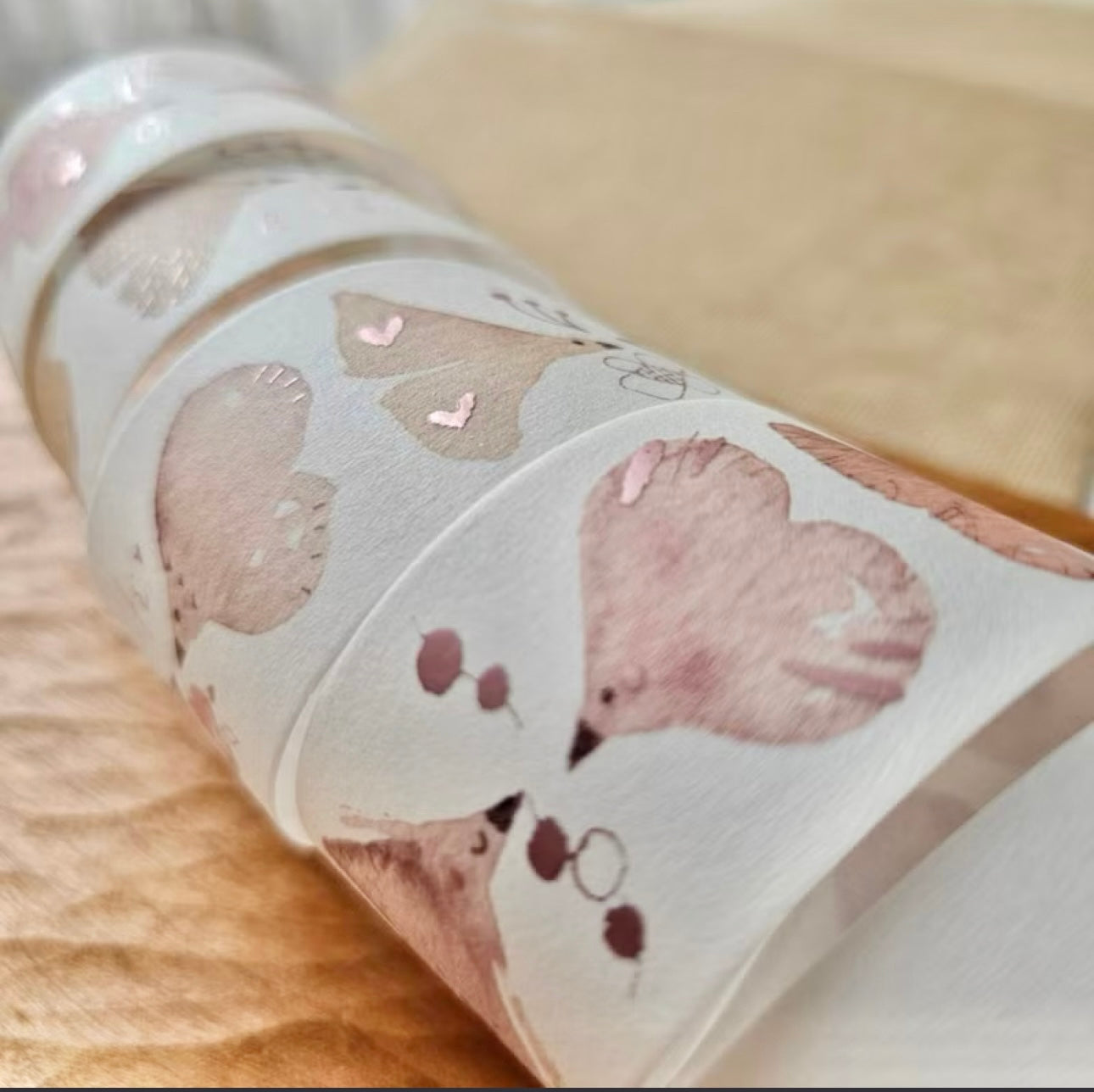 NEW! Fairy Maru - Birds #2 | 3.5cm 3D Tape | Release Paper