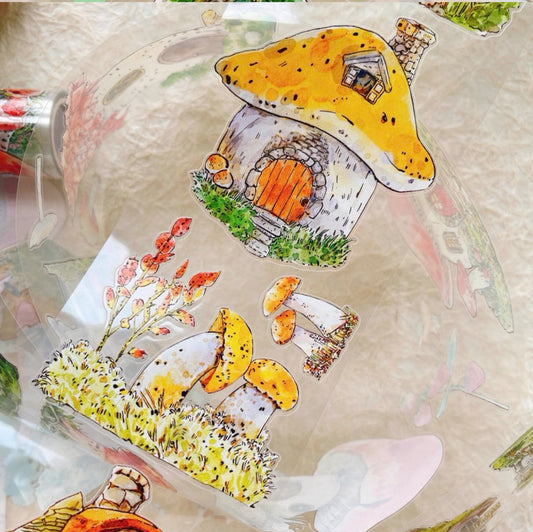 DingDing - A48 Forest Story | Kiss-cut | 8cm PET Tape | Release Paper | 5M