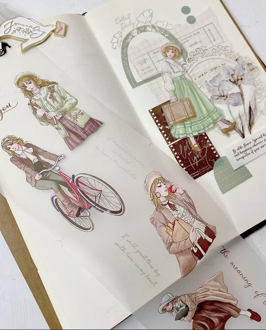 Hairmo - Romantic Vacation | 7.5cm PET Tape |  Release Paper