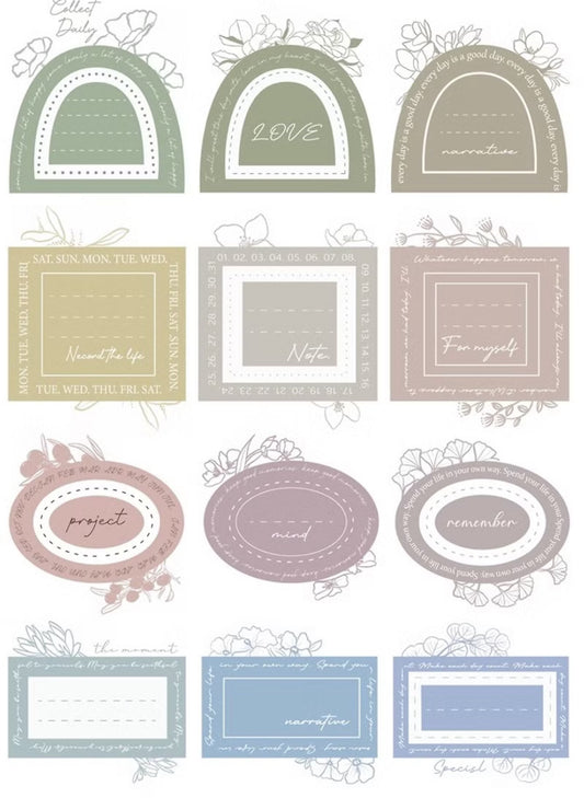 Hairmo - Frame Gossip | 6cm Die Cut Paper Tape | Release Paper