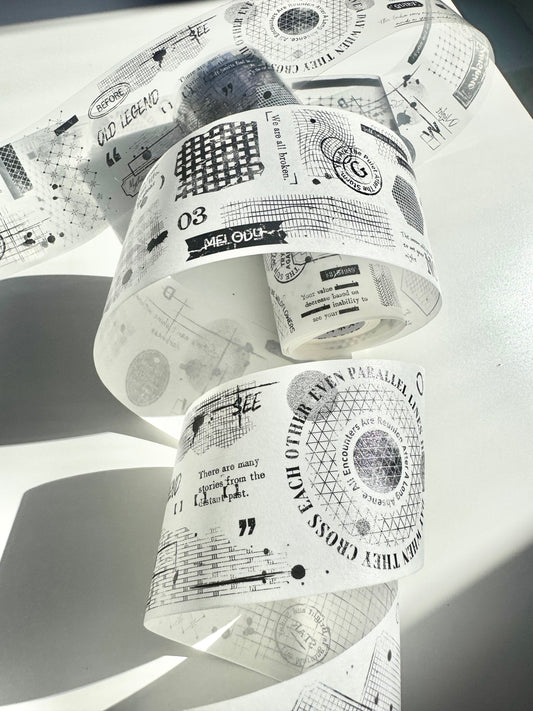 NEW! XBJia Studio - Story of Time | 6cm Tape | Release Paper | 6M