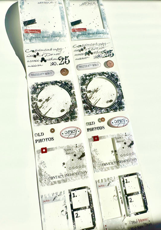 NEW! XBJia Studio - Photo Frame | 6cm Tape | Release Paper | 6M