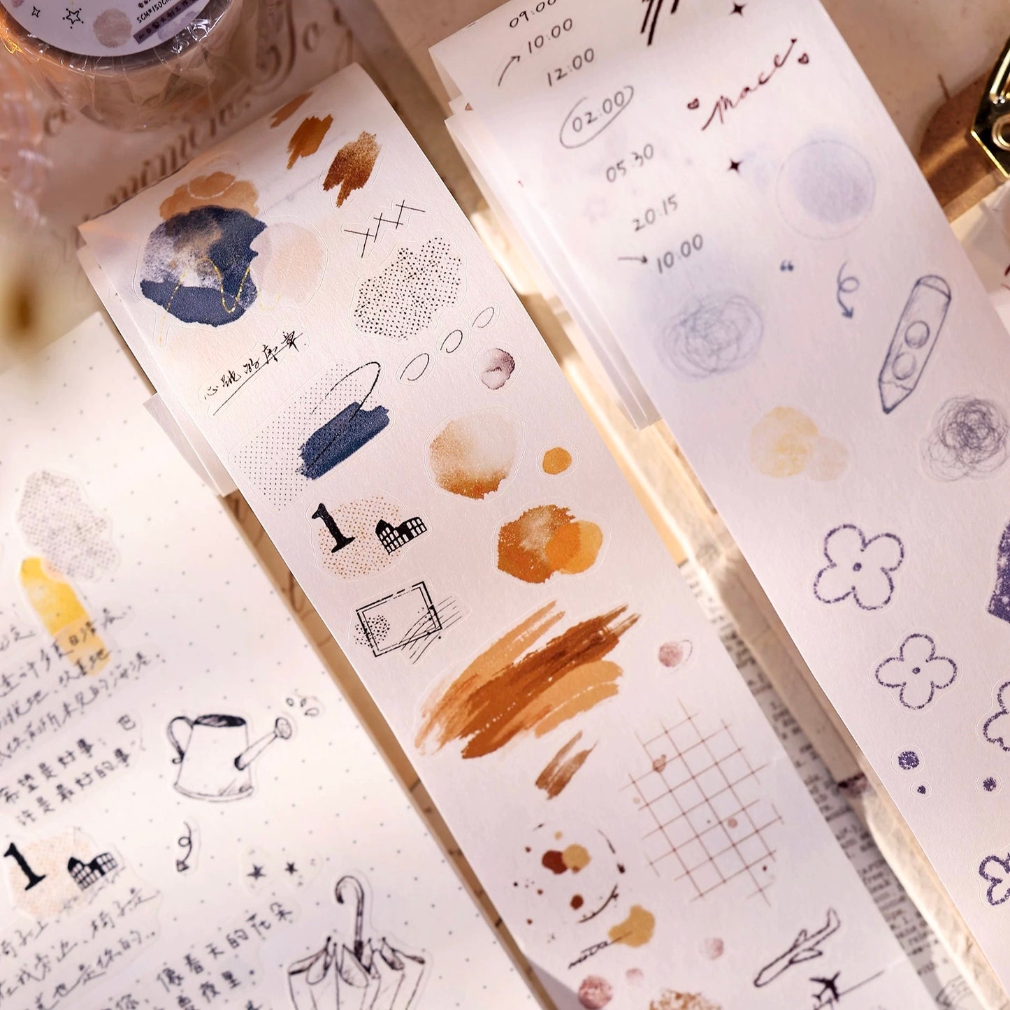 NEW! XBJia Studio - Little Decoration | Kiss-cut | 5cm Tape | Release Paper | 6M