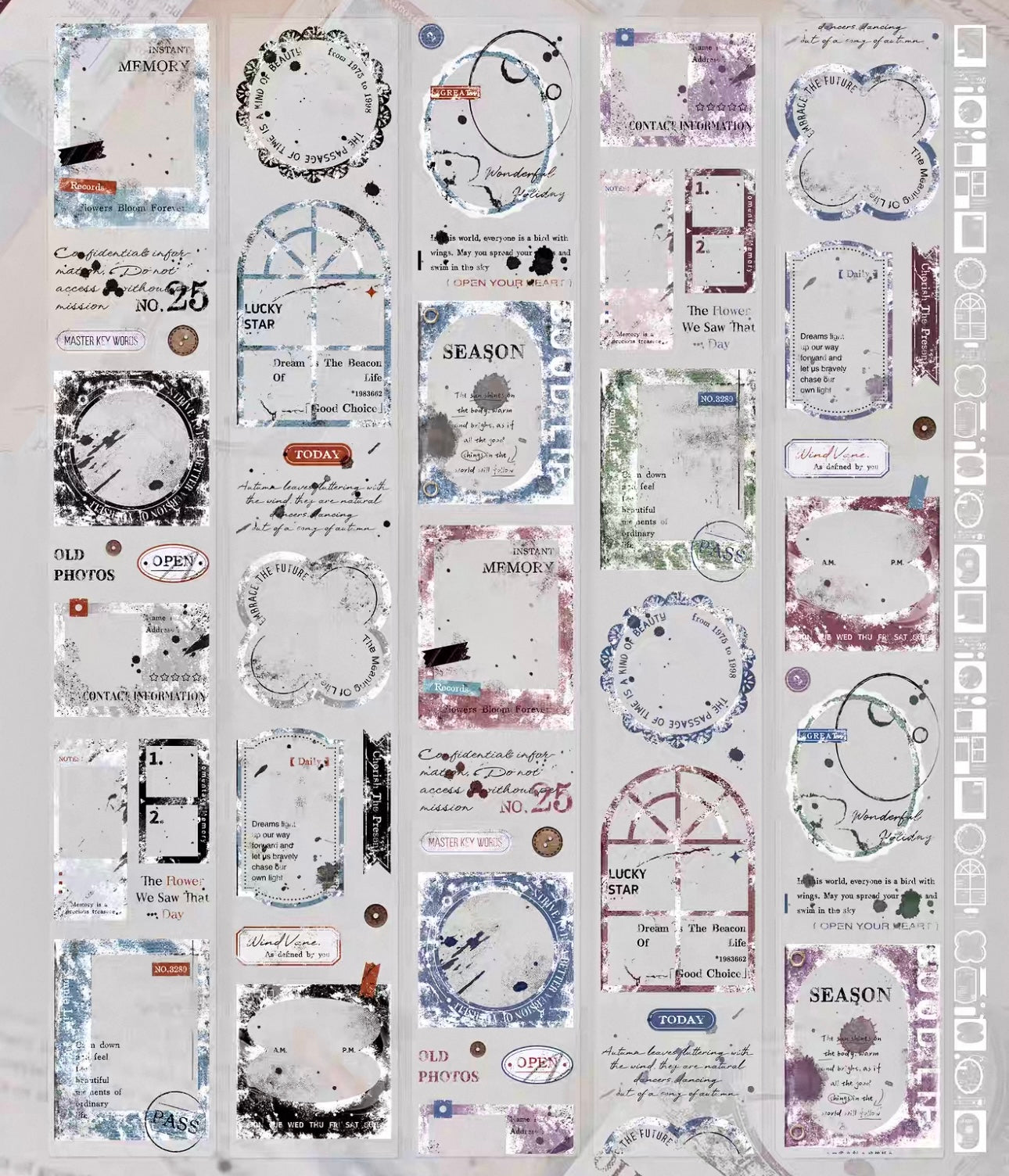 NEW! XBJia Studio - Photo Frame | 6cm Tape | Release Paper | 6M