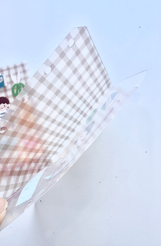 NEW! Molinta - My Memory | M5/ A7 Size | Hole-punched | Loose-Leaf Binder Pocket | Journaling Accessories