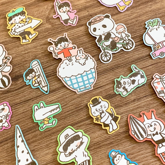 NEW! Molinta - Relax Life | Kiss-cut | 5cm Writing Paper Tape |  Release Paper | 5M