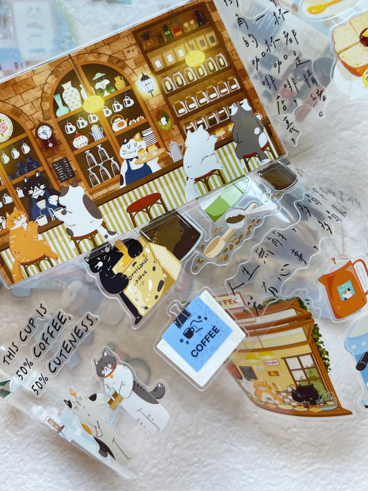 Xiami Studio - Coffee Stories | Kiss-cut | 6cm Tape | Release Paper | 5M