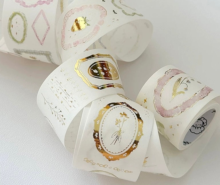 COMING SOON! Princess - | Kiss-cut | 5cm Glitter Tape | Release Paper | 5M