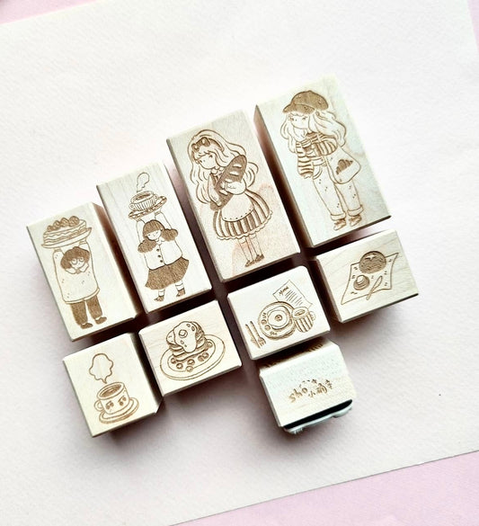 NEW! Sho Little Happiness - Rubber Stamps