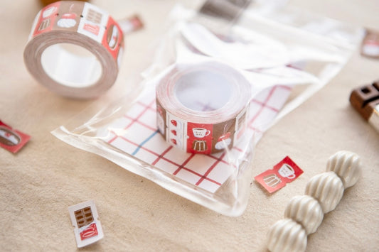 NEW! OURS - Afternoon Tea Time | Label Sticker Tape | Release Paper