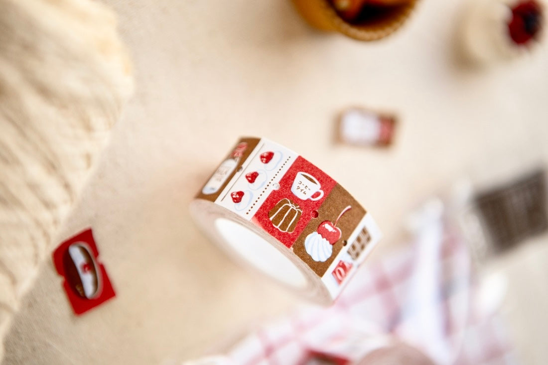 NEW! Ours - Afternoon Tea Time | Label Sticker Tape | Release Paper