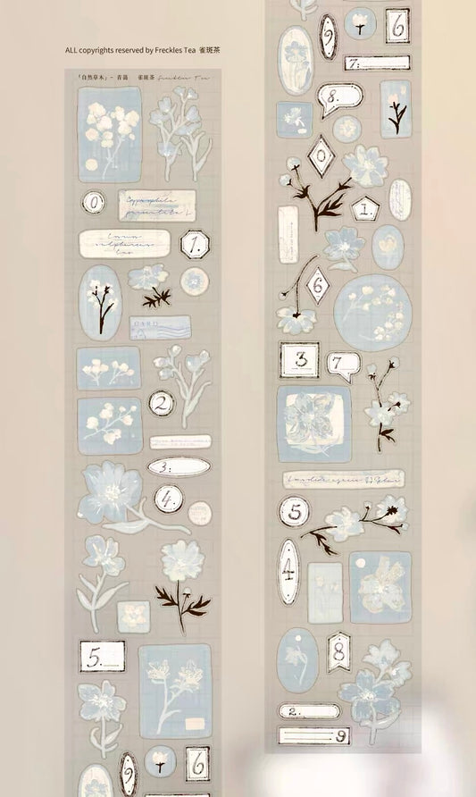 NEW! Freckles Tea Vol.5 - Celadon Haze | Kiss-cut | 5cm Tape | Release Paper | 5M
