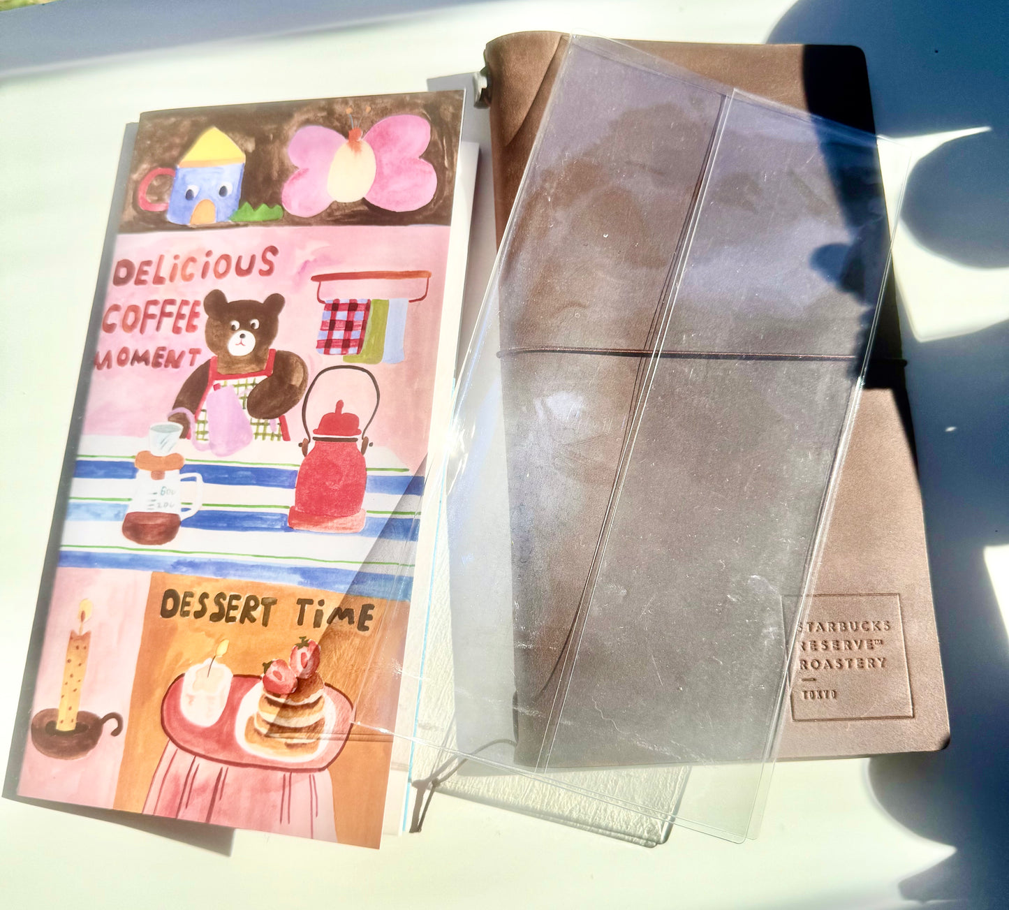 NEW! Lacreme - Delicious | Colorful Insert with Clear PVC Cover | 16 Sheet TN Refill | Standard Size | Journaling Accessories