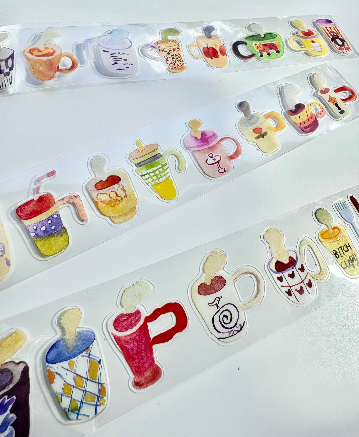 NEW! Lacreme - A Mug | Kiss-cut | 3.5cm PET Tape | Release Paper | 5M