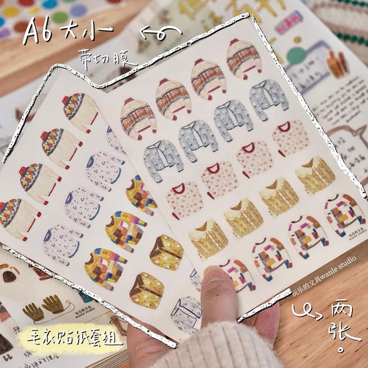 NEW! Wongyuanle Vol.7 - Sticker | Die Cut | 2 Sheets Sticker