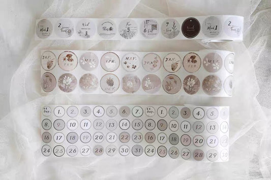 LAST CHANCE! Freckles Tea Vol.2 - Daily Sticker Seals | Release Paper