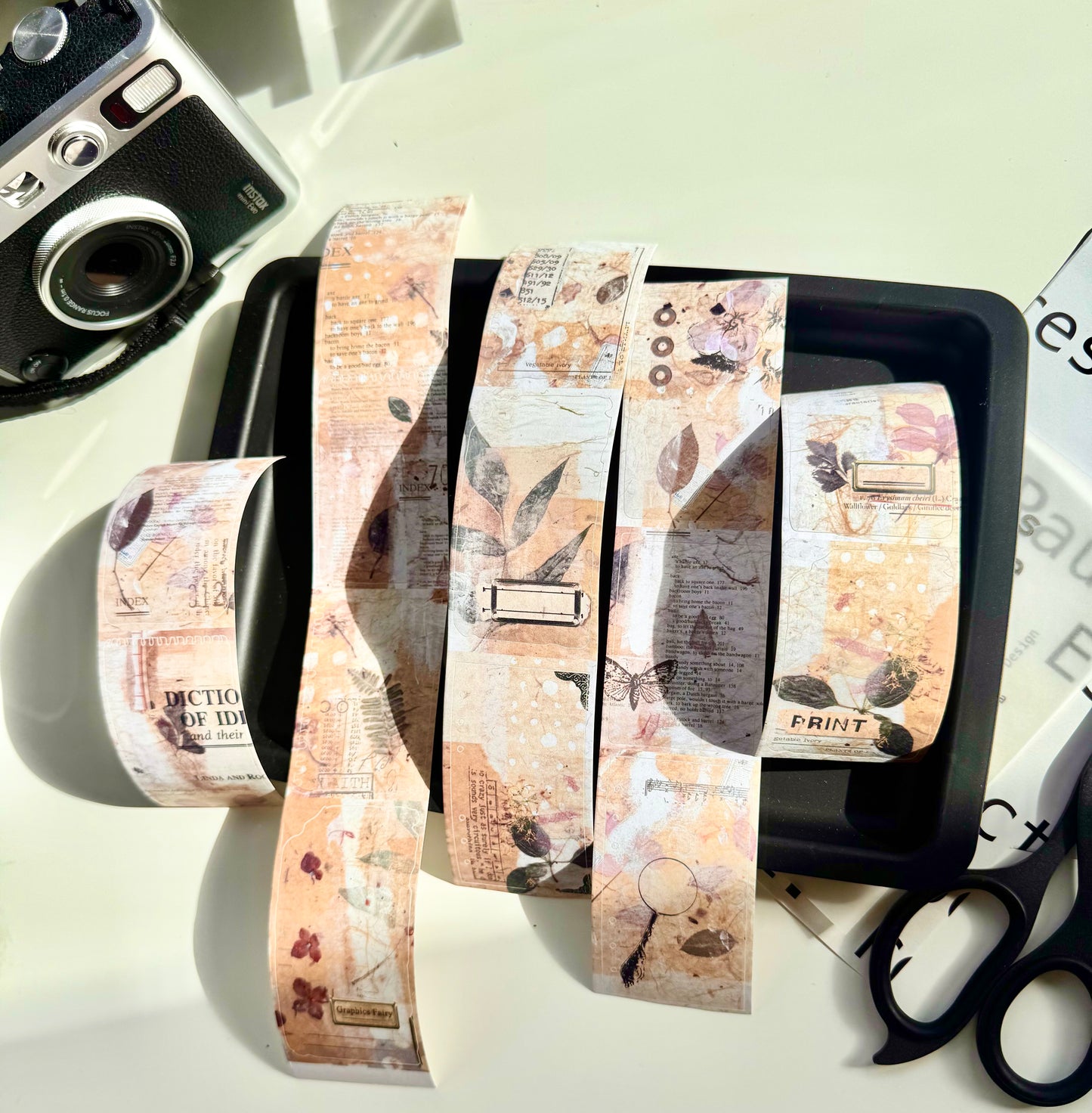 NEW! Qiqiyu Art Studio (QQY) - Vol.10  | Kiss-cut | 4.5cm Writing Paper Tape | Release Paper | 5M