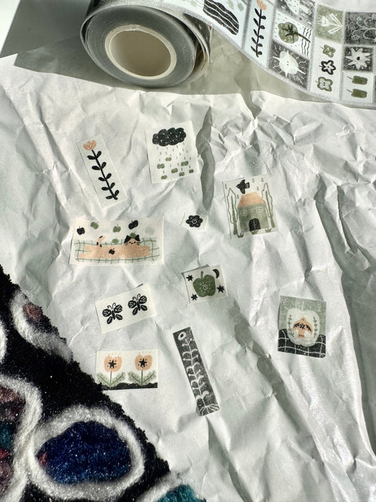 NEW! 37 Degree - Memory of Apple | Kiss-cut | 5.5cm Tape | Release Paper | 5M