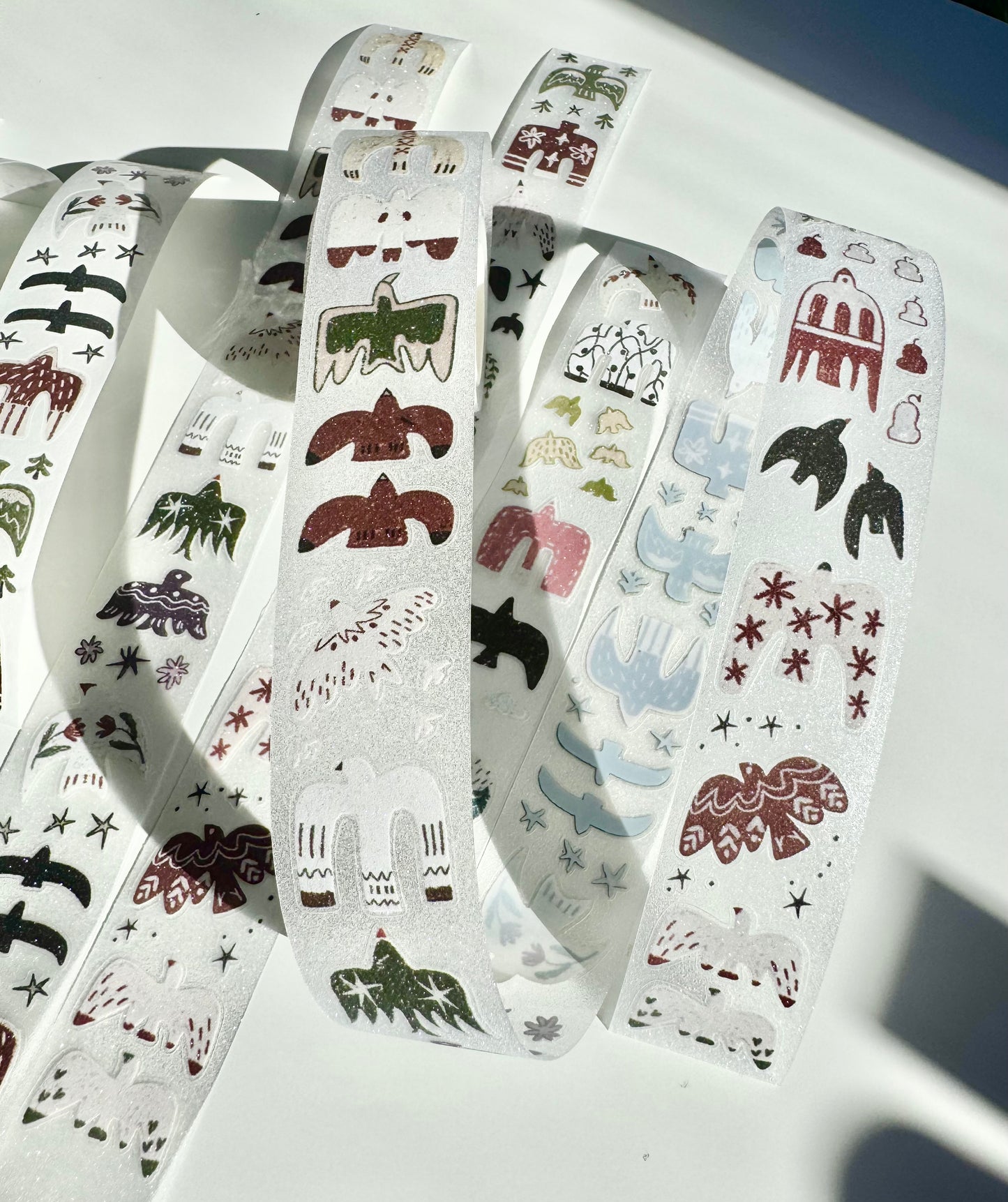 NEW! 37 Degree - Bird in Flight | Kiss-cut | 3cm Tape | Release Paper | 5M