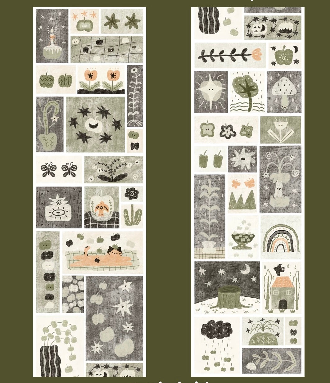 NEW! 37 Degree - Memory of Apple | Kiss-cut | 5.5cm Tape | Release Paper | 5M