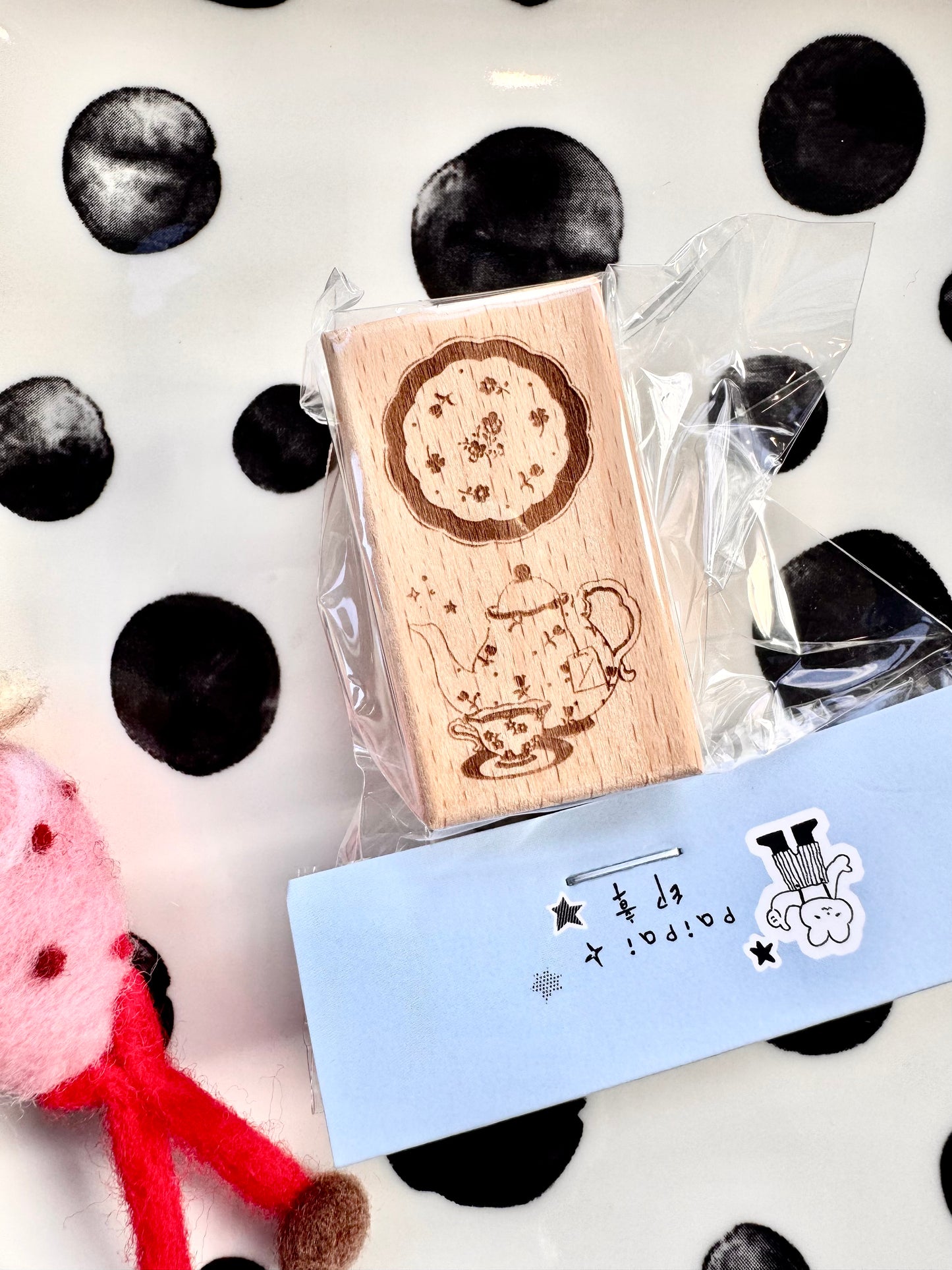 Paipai Studio - Vintage Tea Set | Rubber Stamps
