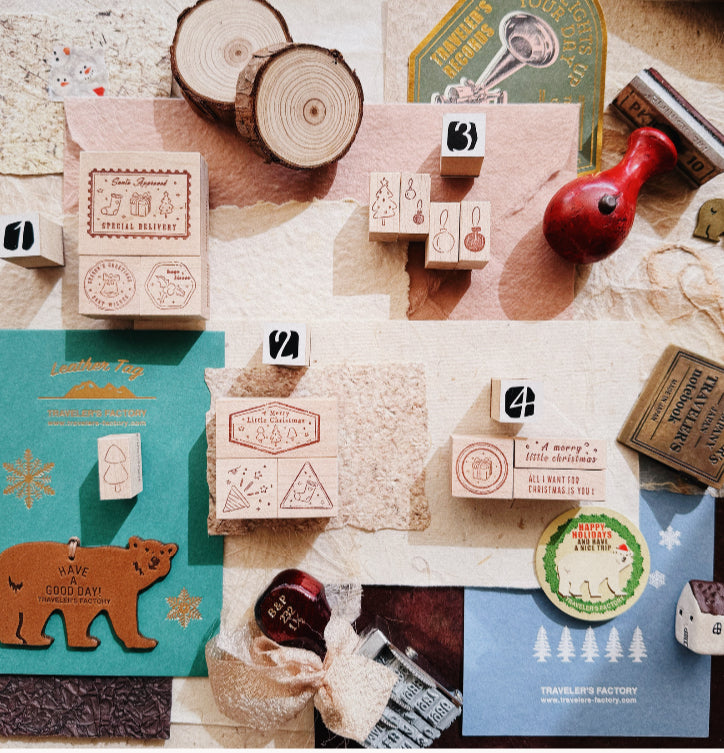 NEW! Penspapersplanner - 2024 Joy Christmas Rubber Stamp