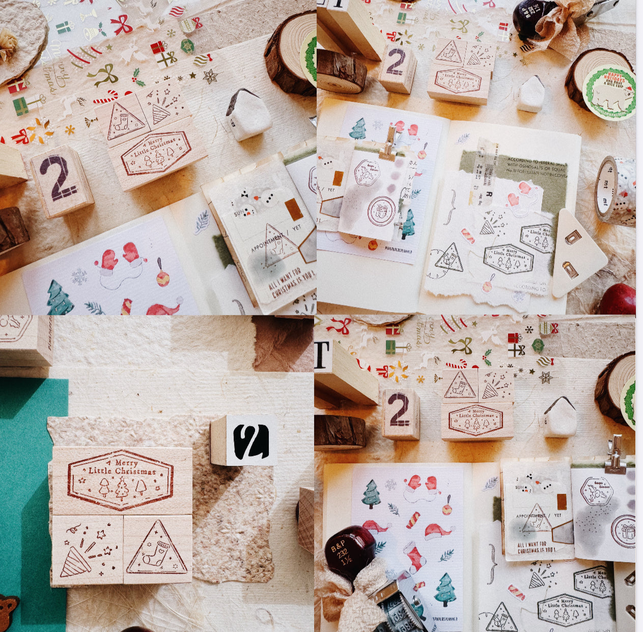 NEW! Penspapersplanner - 2024 Joy Christmas Rubber Stamp