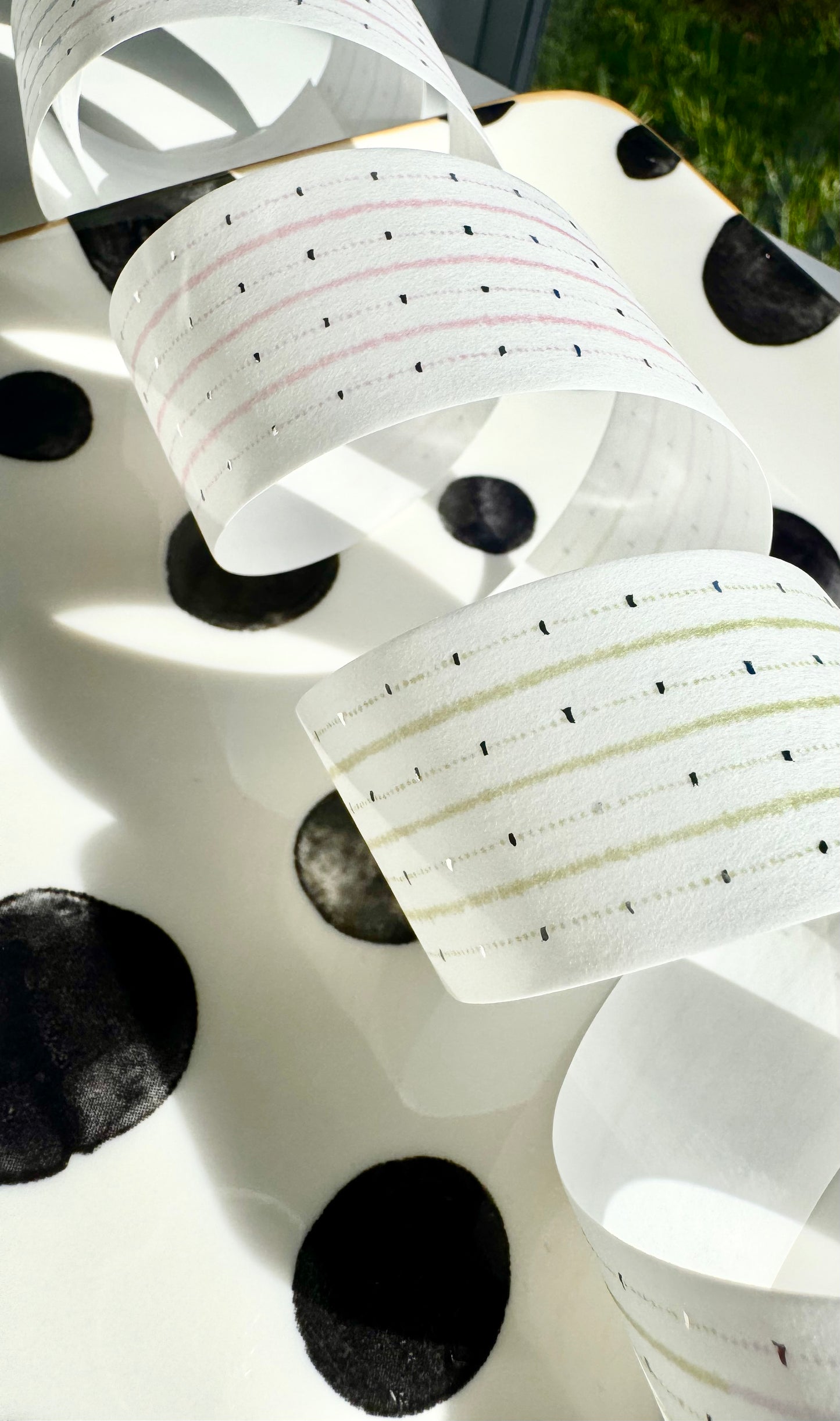 Princess Studio - Pinstripe | Silver Foil | 3cm Washi Tape | Release Paper | 5.1M