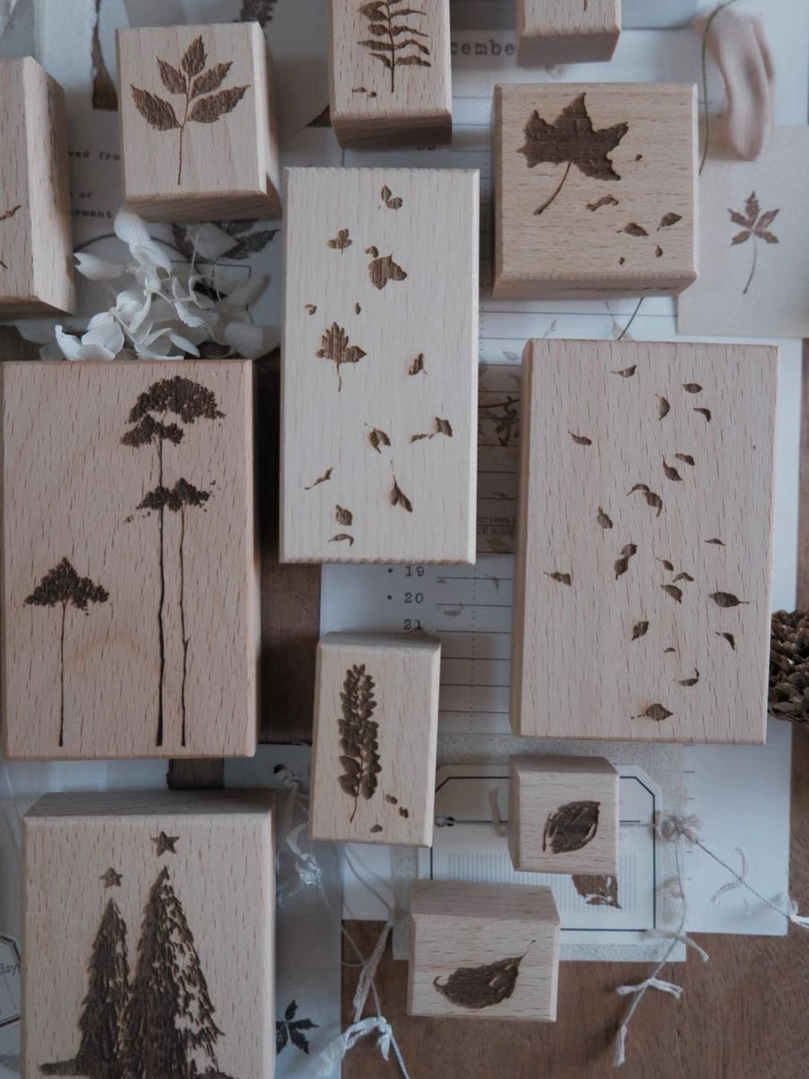 Jeenzaa Zoey Studio Vol.12 - < Fall. Tree> | Rubber Stamps