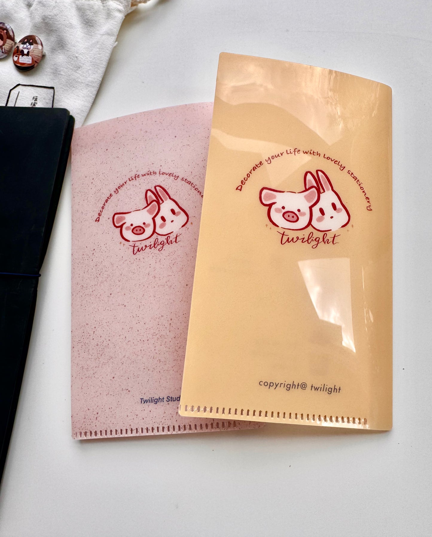 Twilight Studio - A6 Size | Portable File Holder | Receipt Organizer Insert | Journaling Accessories