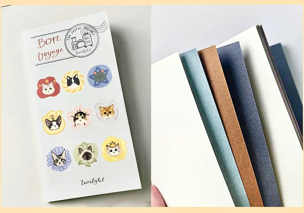 Twilight Studio -  | Colorful Insert with Clear PVC Cover | 48P TN Refill | Standard Size | Journaling Accessories