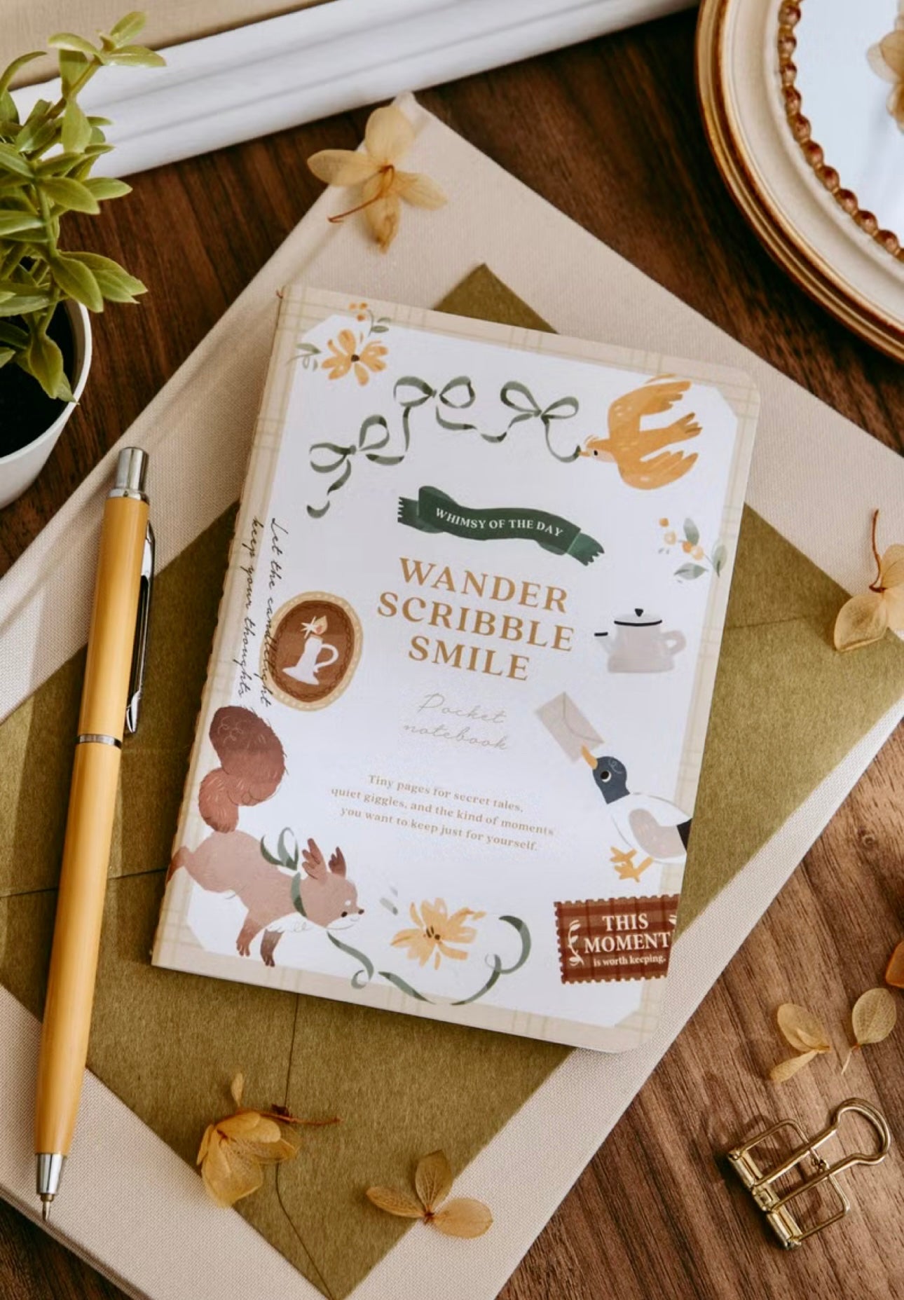 NEW! wwiinngg - 32p Thread-bound Notebooks | Passport Size | Blank Inner Pages | Planner | Journaling Accessories