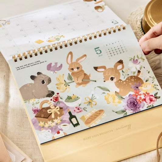NEW! LIMITED! wwiinngg - Little Corners in Life | 2026 Desk Calendar | Journaling Accessories | Desk Decor