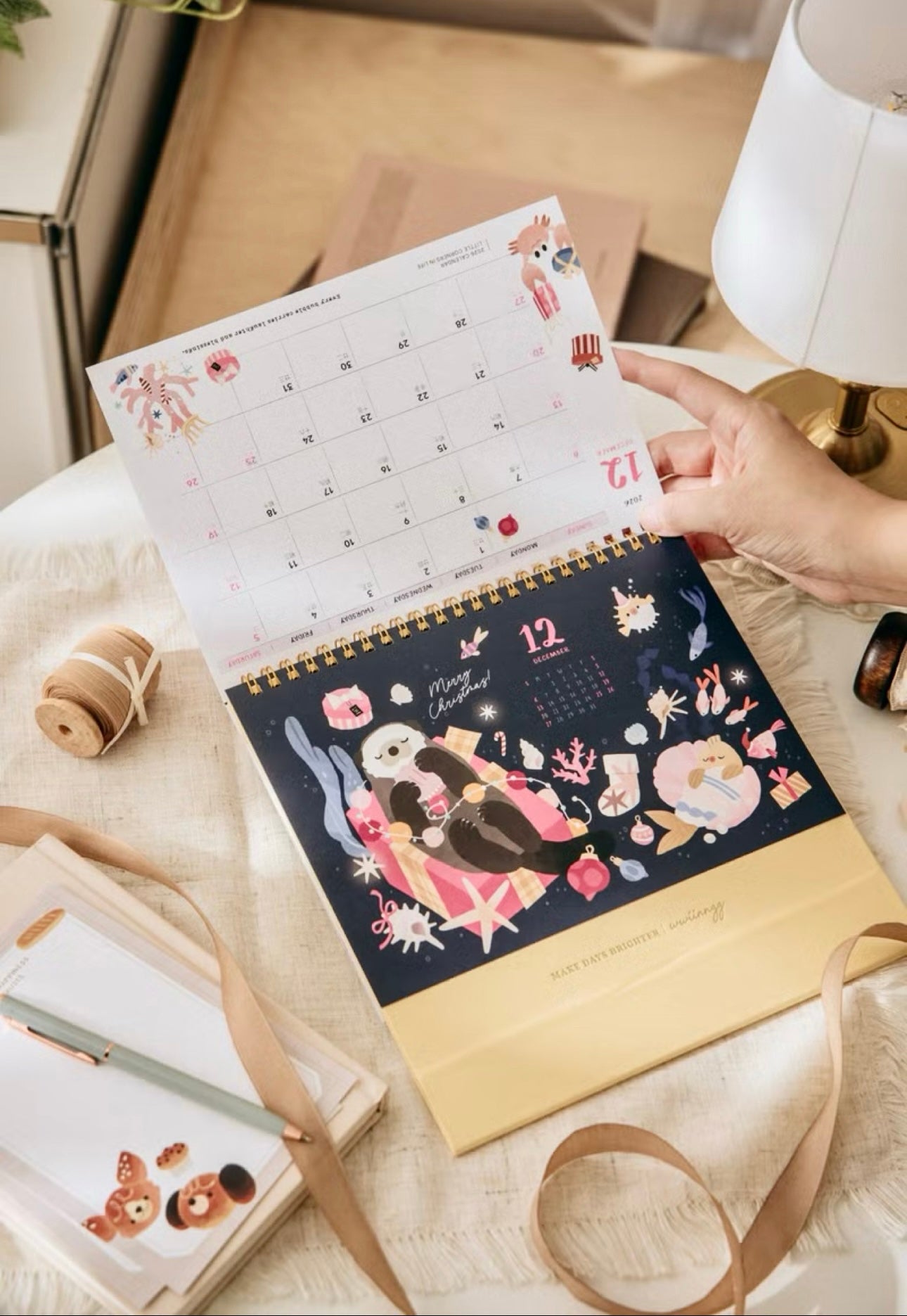 NEW! LIMITED! wwiinngg - Little Corners in Life | 2026 Desk Calendar | Journaling Accessories | Desk Decor