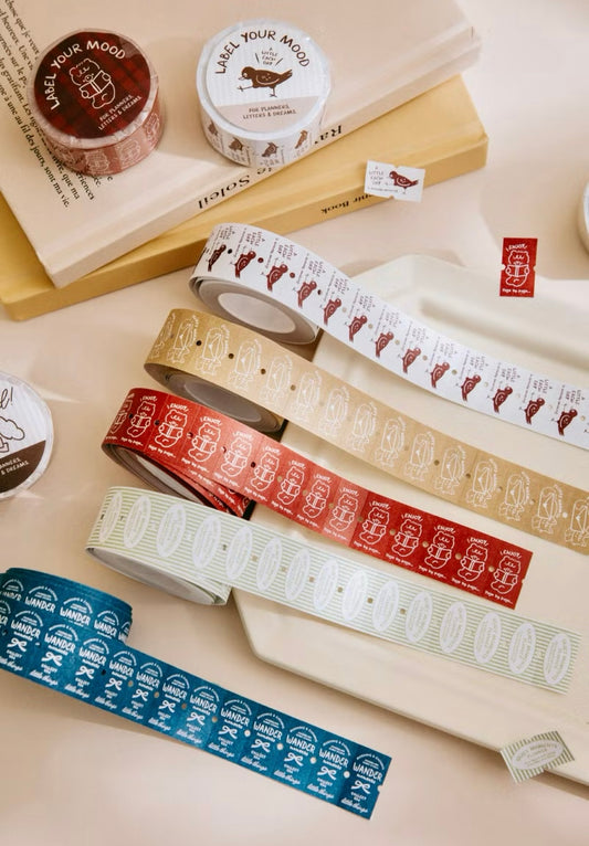 NEW! wwiinngg - Label Your Mood | Label Sticker Tape | Release Paper