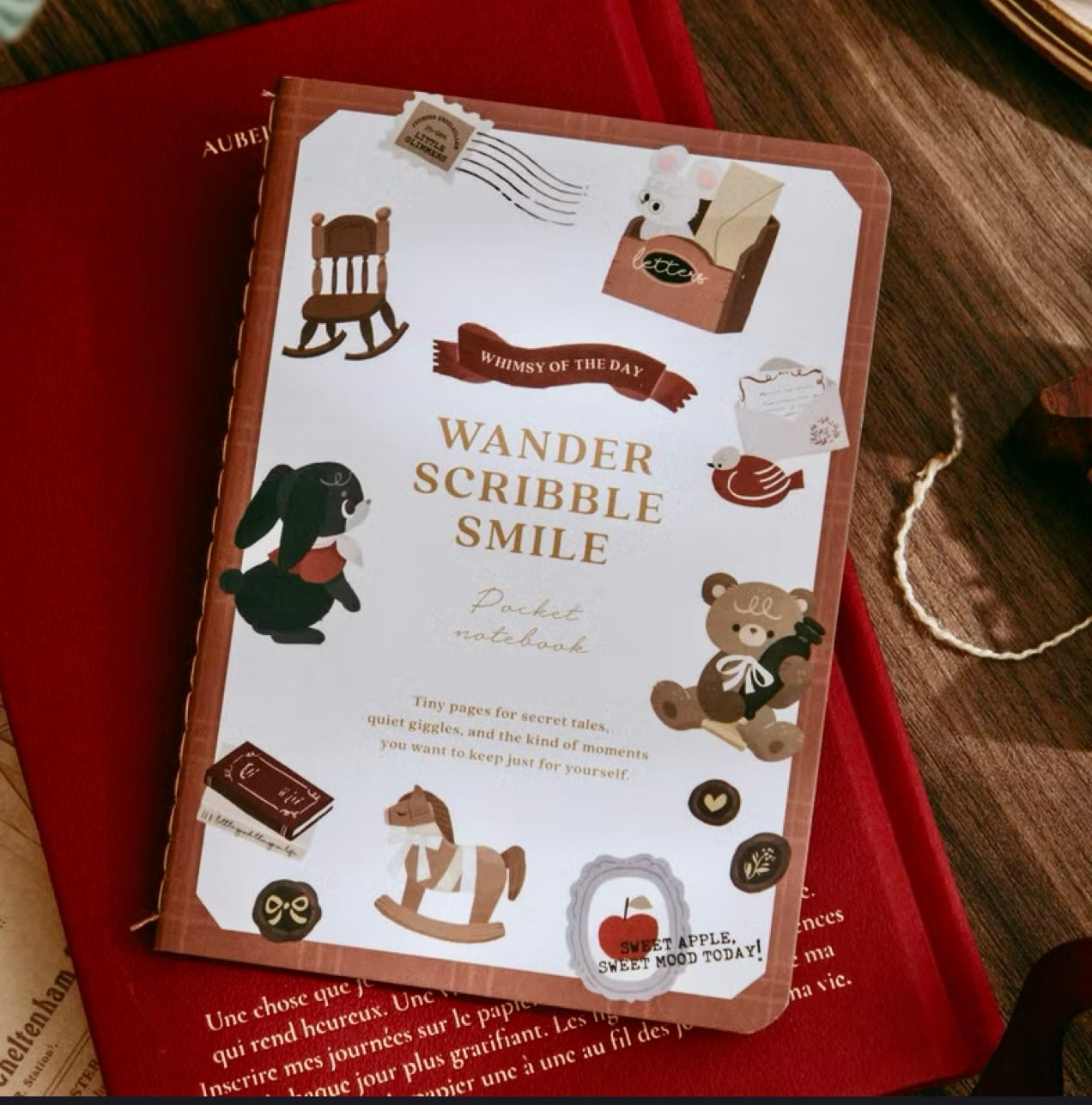 NEW! wwiinngg - 32p Thread-bound Notebooks | Passport Size | Blank Inner Pages | Planner | Journaling Accessories