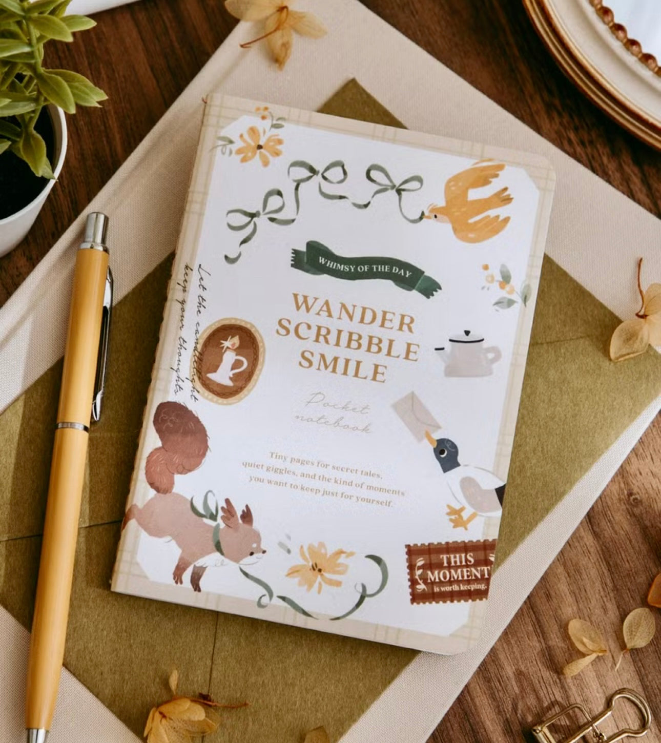 NEW! wwiinngg - 32p Thread-bound Notebooks | Passport Size | Blank Inner Pages | Planner | Journaling Accessories