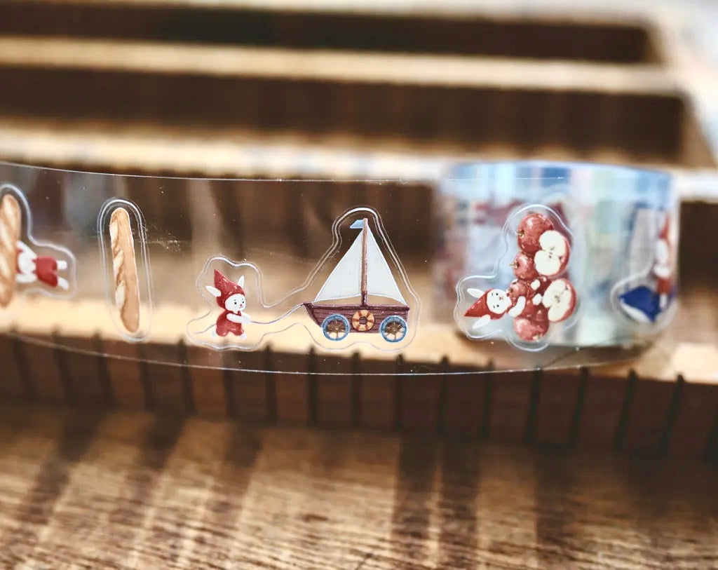 NEW! Sonia - Bunny's Daily Life | Kiss-cut | 3cm PET Tape | Release Paper | 10M