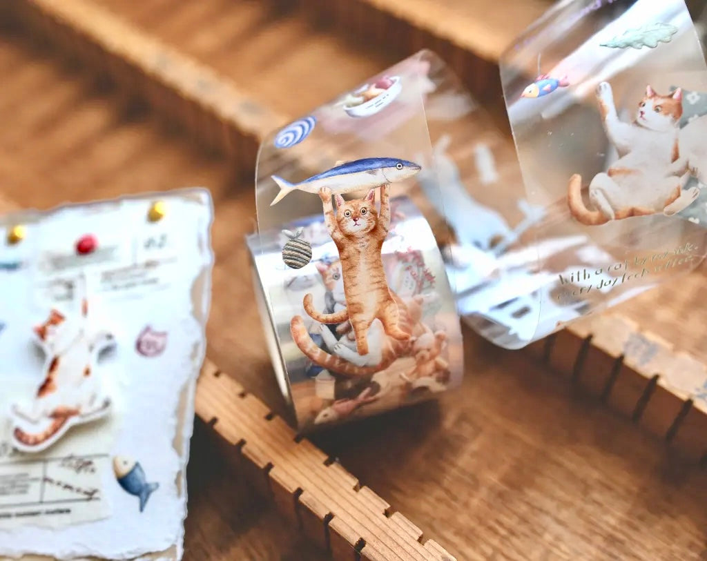 NEW! Sonia - Cat's Daily Life | 3cm PET Tape |  Release Paper | 10M