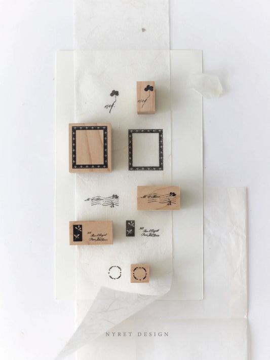 Nyret - Vol.7 Bloom III | 5pcs Rubber Stamp Set