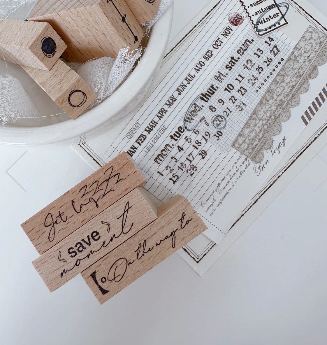 Journal Pages - Where To Next II | Rubber Stamps