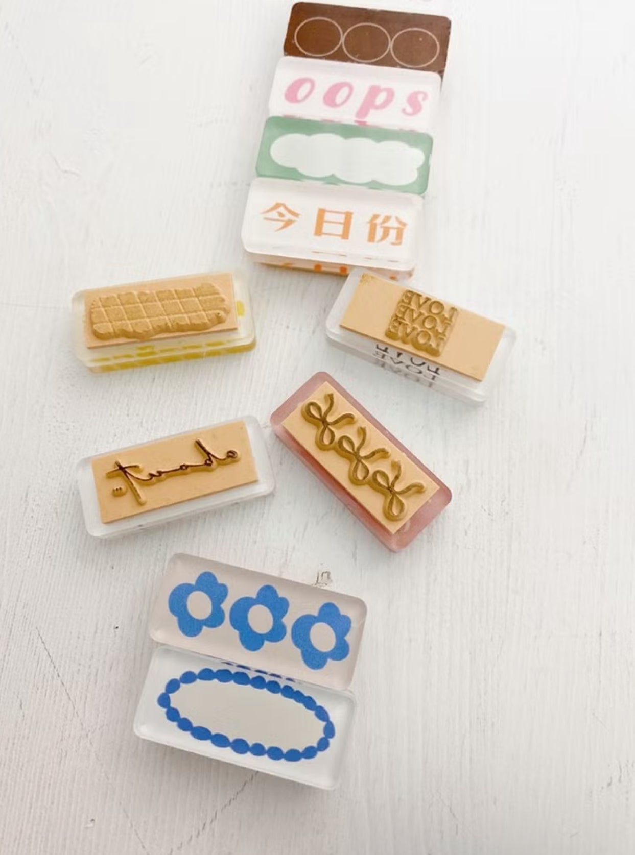 Hairmo X 63penhouse - Murmur | Acrylic | Rubber Stamp Set