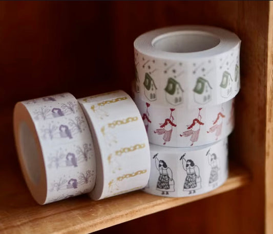 NEW! Ivy Snow - | Label Sticker Tape | Release Paper