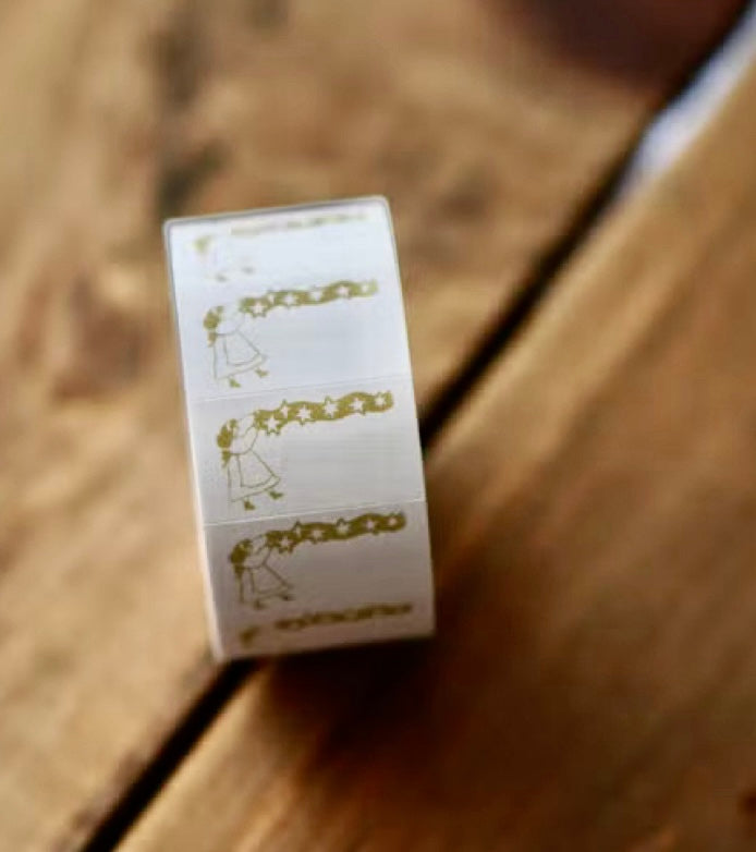 NEW! Ivy Snow - | Label Sticker Tape | Release Paper