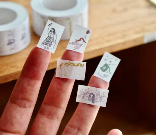 NEW! Ivy Snow - | Label Sticker Tape | Release Paper