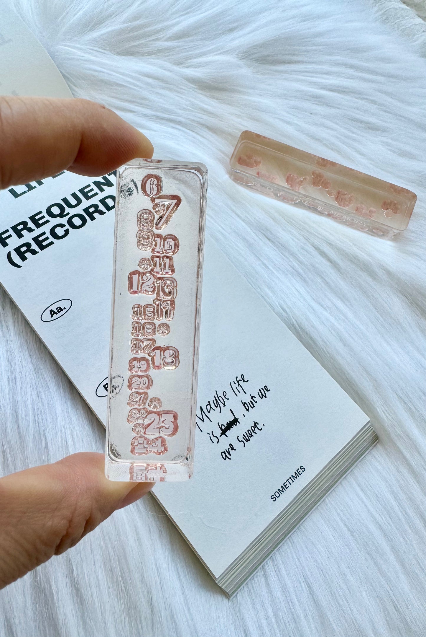 Soften Memory - Reading Time | Acrylic Stamps | Tin Box